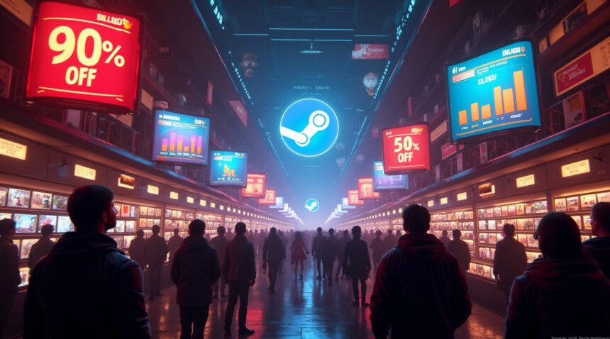The great marketing strategies through sales on Steam along with the creative minds behind that idea