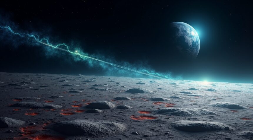 The moon is rusting even without water and scientists claim oxygen reaching from Earth may be the reason