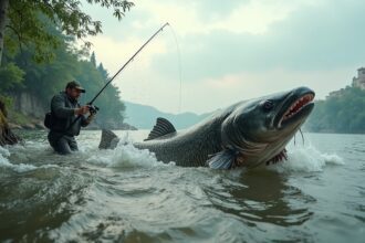 A 9.4-foot monster catfish has just been pulled from the Po River in Italy, setting a new world record.