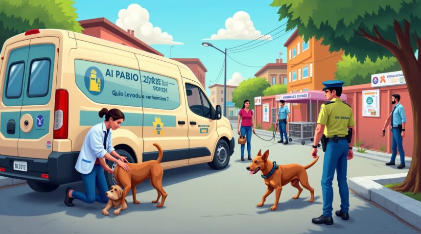 A dog is arrested for trying to escape rabies vaccine in Argentina