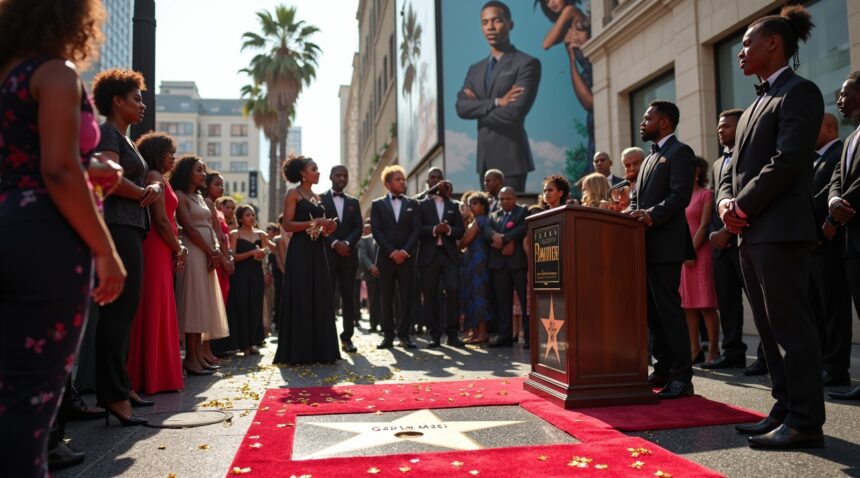 Chadwick Boseman is set to receive a posthumous start on the Hollywood walk of fame
