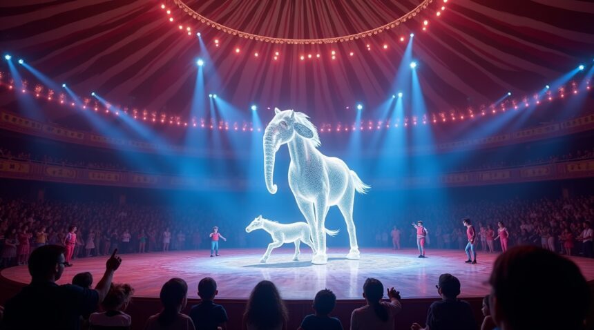 Circus Roncalli retired its animals, kept its soul, and filled the ring with holograms.