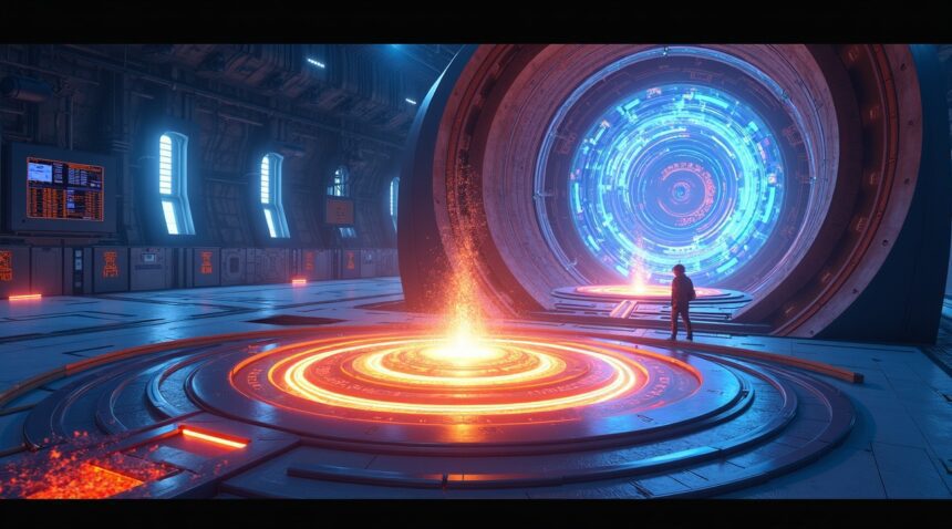 In a controlled vacuum chamber, researchers triggered particle collisions so powerful, a miniature universe briefly came into existence