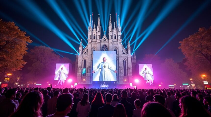 In an unprecedented blend of spirituality and modernity, Pope Leo appeared at an electronic music rave to mark the 75th birthday of Archbishop Bernard Bober.