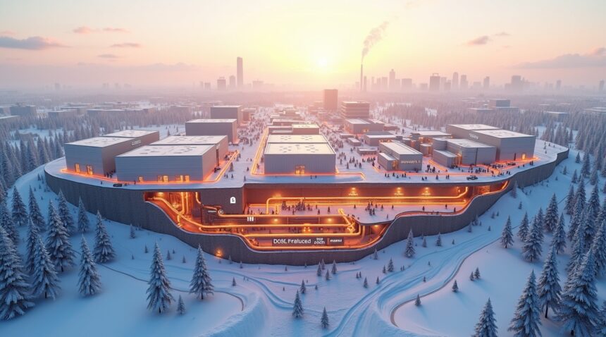 Massive underground data centers, filled with thousands of servers, generate enormous heat and instead of wasting it, Finland captures this energy and redirects it