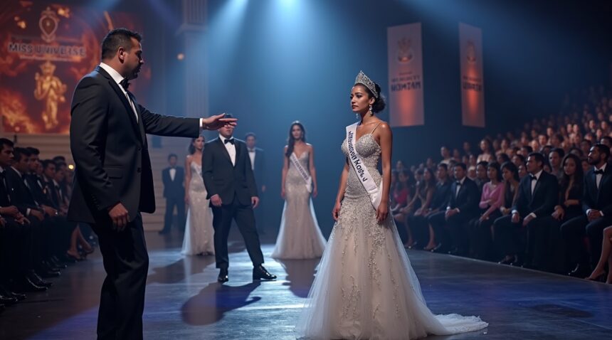 Miss Universe executive speaks out after his disrespectful comments to contestant were caught on camera