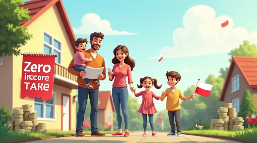 Poland's president signs law eliminating income tax for parent with two children