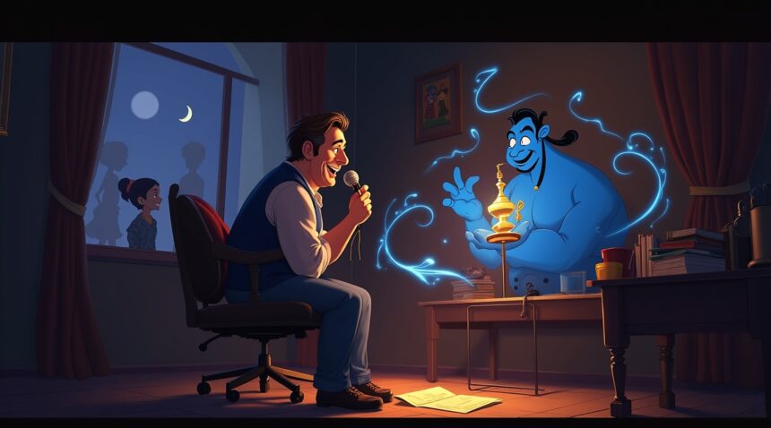Robin Williams accepted $75000 rather than his typical fee of $8 million for the role of Genie in Alladin because he wanted to leave something wonderful behind for his children