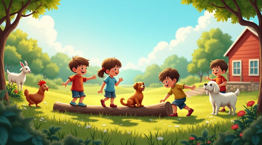 Study shows children raised around animals and nature are 55% less likely to dvelop mental disorders and have stronger immune systems