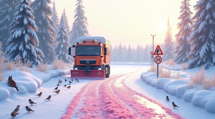 Sweden's new edible road salt is saving birds from deadly dehydration