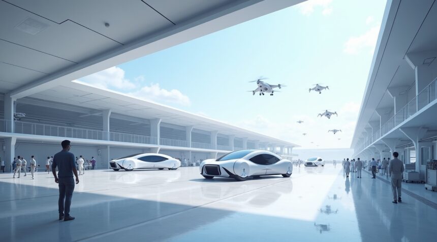 China launches first global factory for mass production of flying cars